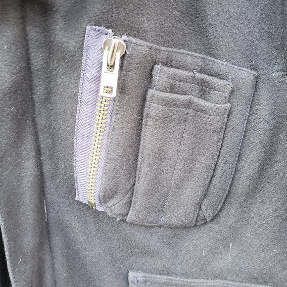 Surface to Air black wool men's bomber jacket - size S - Picture 7 of 11